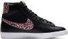 Nike Blazer Mid GS leren sneakers zwart/roze online kopen