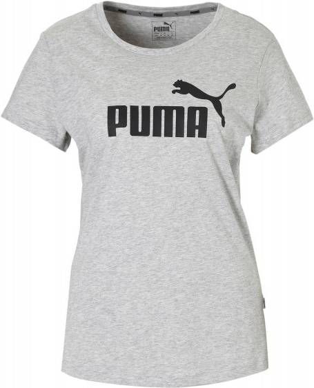 Puma Dames T shirt Essential logo Puma 100 voor gym en stretching -  Vindjeschoen.nl