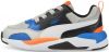 Puma X Ray 2 Square AC PS sneakers grijs/wit/kobaltblauw/oranje online kopen