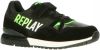 REPLAY Coulby sneakers zwart/groen online kopen