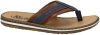 Rieker teenslippers cognac/donkerblauw online kopen