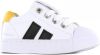 Shoesme SH21S010 A leren sneakers wit/geel online kopen