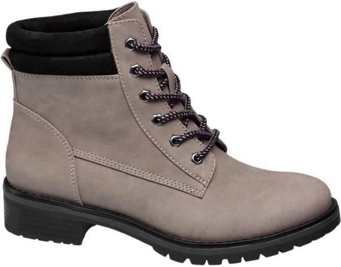 VanHaren Landrover veterboots grijs - Vindjeschoen.nl