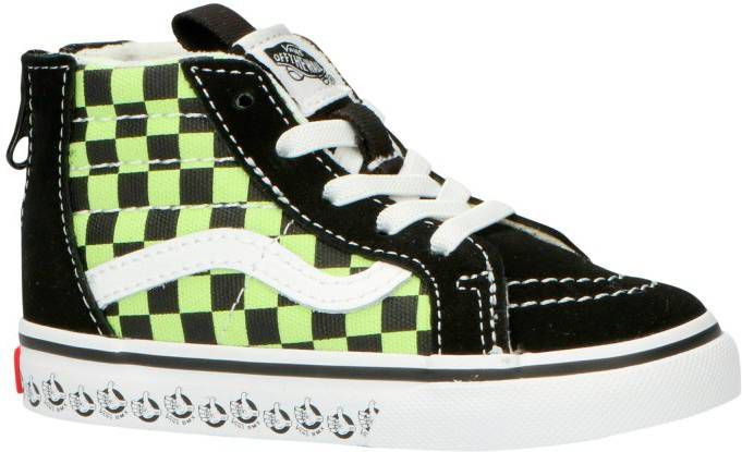 VANS SK8-Hi suÃ¨de sneakers zwart/geel - Vindjeschoen.nl