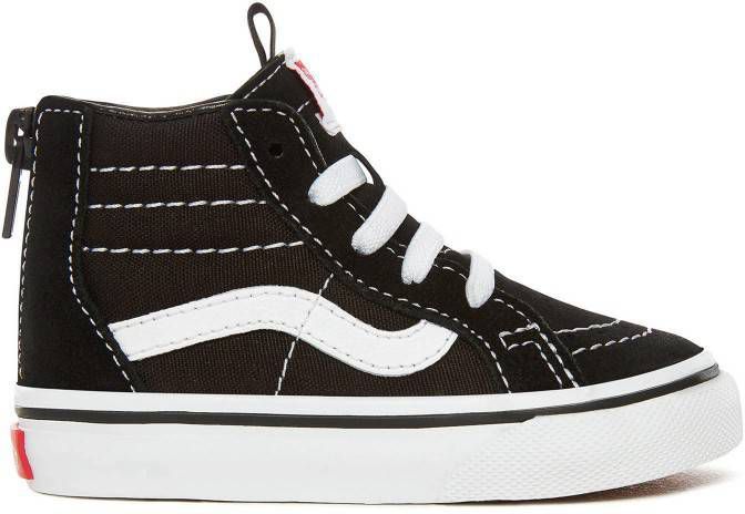 Vans Sk8 Hi sneaker van suè, de met leren details - Vindjeschoen.nl