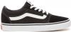 Lage Sneakers Vans ward suede canvas black/white online kopen