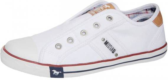 Mustang Sneakers , antraciet, textiel - Vindjeschoen.nl