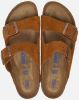 Birkenstock Arizona Soft Footbed Suede Leather Sandals , Bruin, Heren online kopen