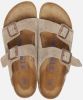 Birkenstock Arizona Sandalen van su&#xE8;de in mokka Bruin online kopen