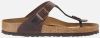 Birkenstock Slippers Mayari regular Birko Flor Nubuck Bruin online kopen