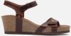 Panama Jack Julia Clay B1 sandalen met sleehak cognac online kopen